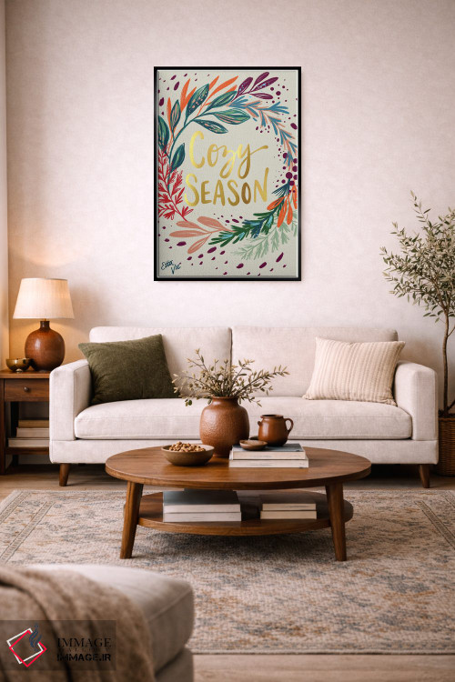 تابلو دکوراتیو فصل دلپذیر اثر اتاوی - D5B