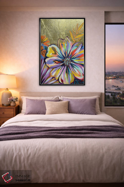 تابلو دکوراتیو باغ زراندود I اثر اتاوی - D6B