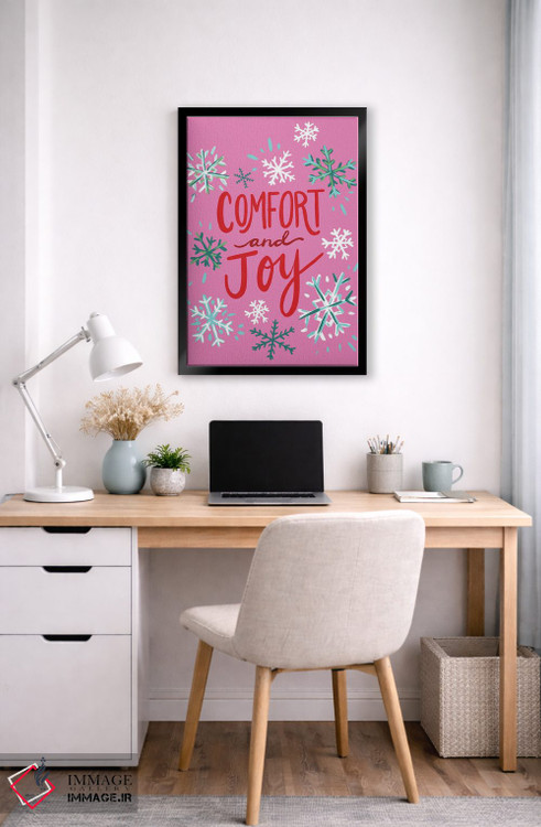 تابلو دکوراتیو آرامش و شادی اثر اتاوی - D6B