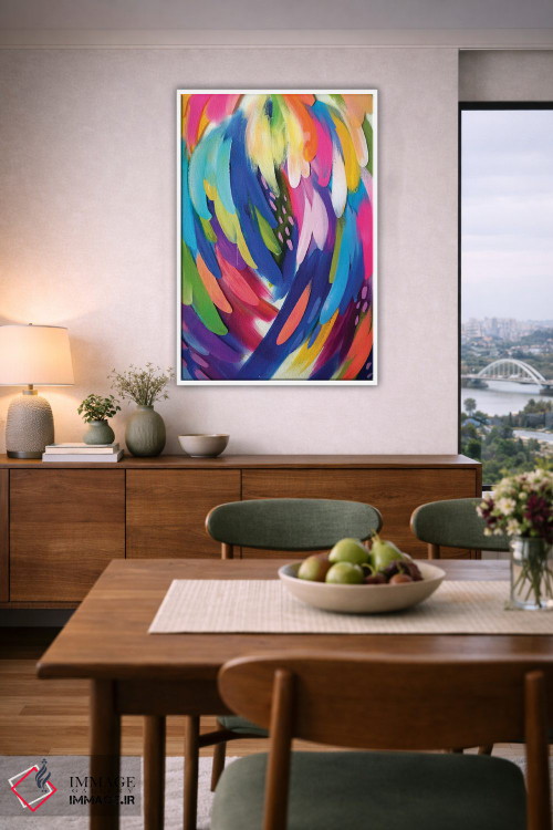 تابلو انتزاعی شماره ۱۰ اثر اتاوی - D6W