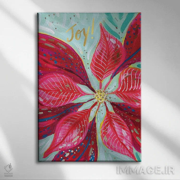 تابلو دکوراتیو شادی بنت قنسول اثر اتاوی - نمای روبهرو روی دیوار