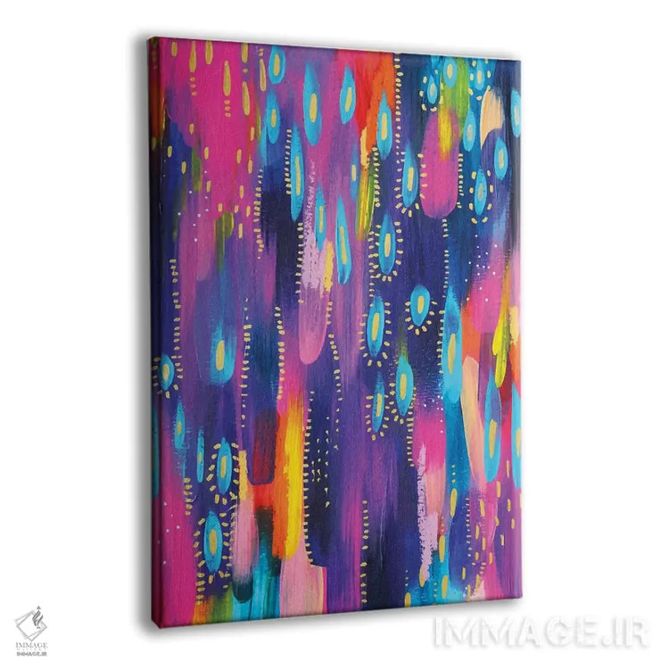 تابلو انتزاعی شماره ۱۵ اثر اتاوی - نمای پرسپکتیو محصول