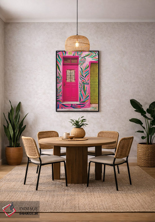 تابلو دکوراتیو خانه خوشبخت سوم اثر اتاوی - D3B