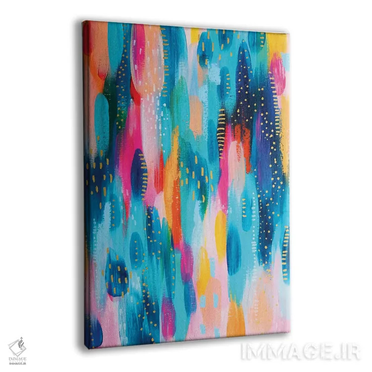 تابلو انتزاعی شماره ۱۷ اثر اتاوی - نمای پرسپکتیو محصول