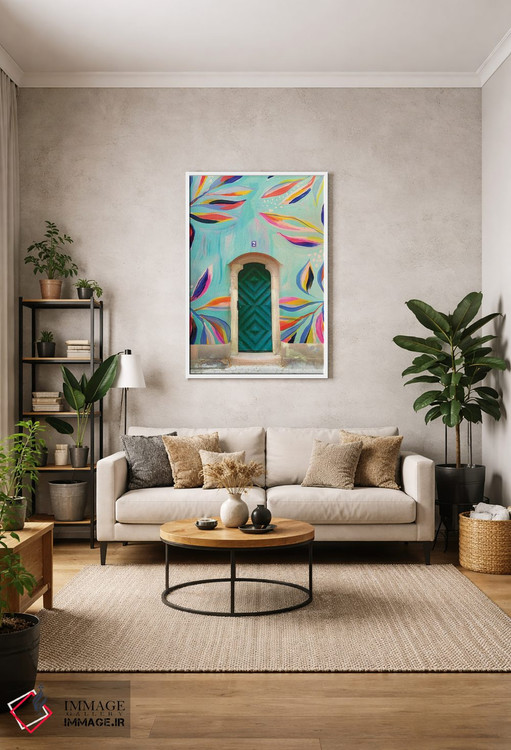 تابلو دکوراتیو خانه خوشبخت هفتم اثر اتاوی - D1W