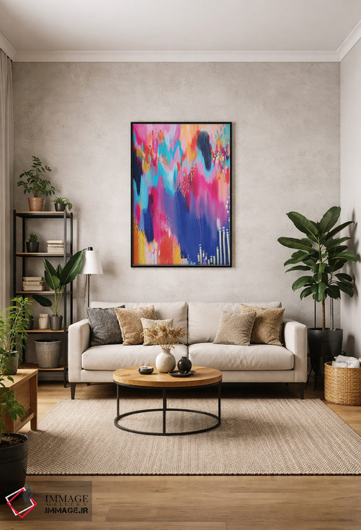 تابلو انتزاعی شماره ۱۴ اثر اتاوی - D1B