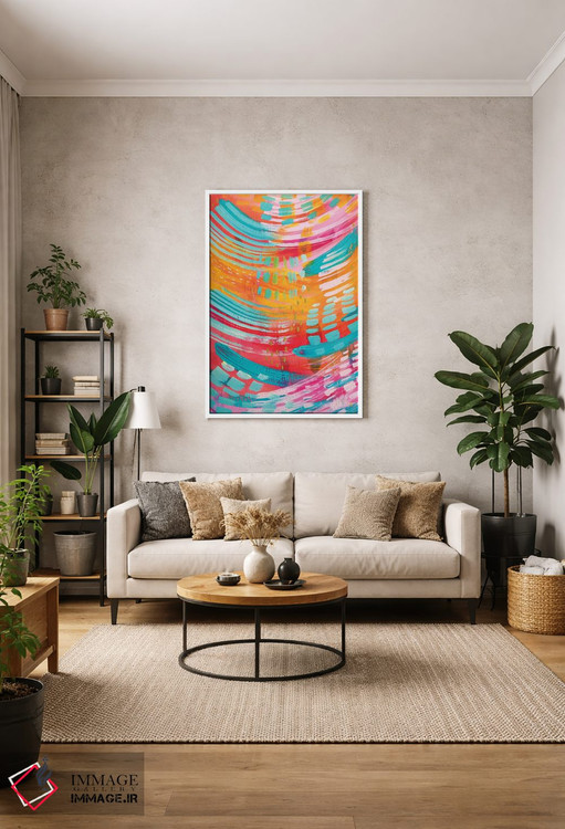 تابلو انتزاعی شماره ۱۳ اثر اتاوی - D1W