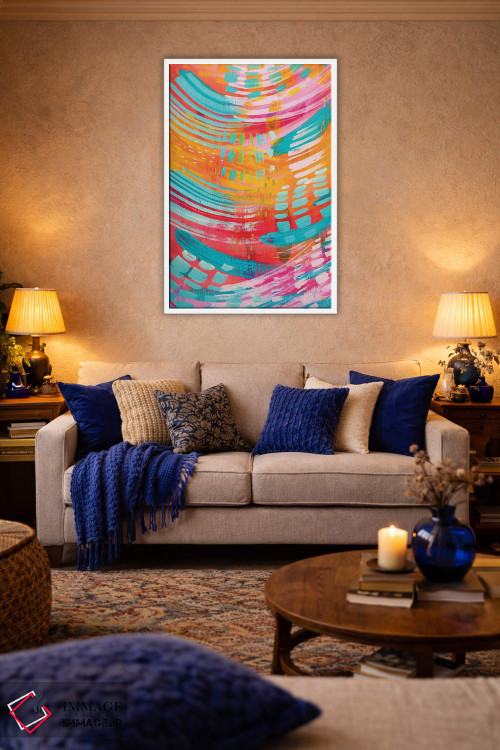 تابلو انتزاعی شماره ۱۳ اثر اتاوی - D2W