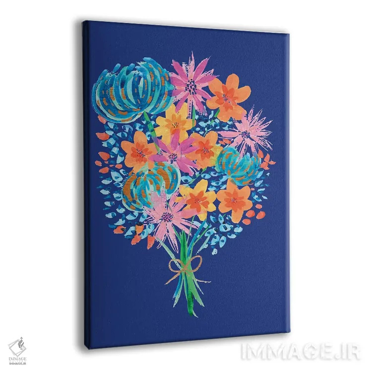 تابلو دکوراتیو دسته گل دوم اثر اتاوی - نمای پرسپکتیو محصول