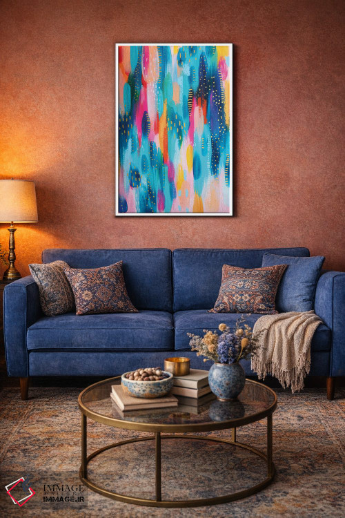 تابلو انتزاعی شماره ۱۷ اثر اتاوی - D2W