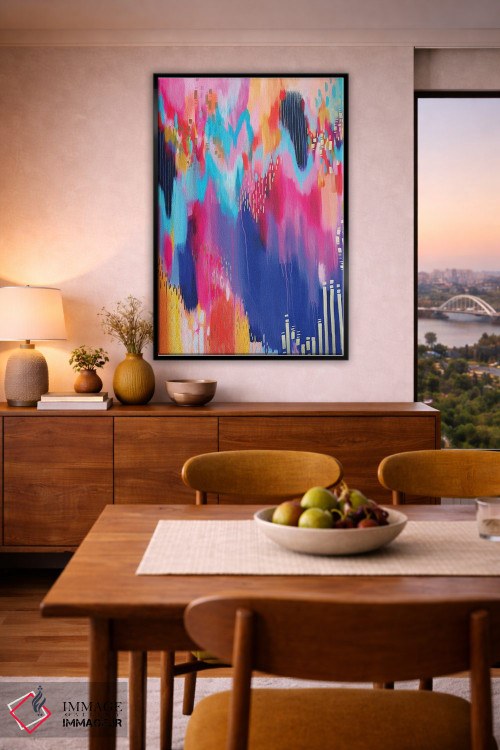 تابلو انتزاعی شماره ۱۴ اثر اتاوی - D6B