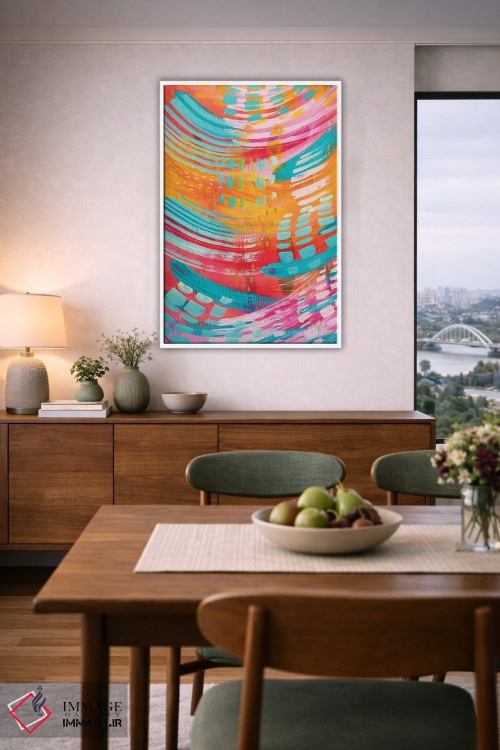 تابلو انتزاعی شماره ۱۳ اثر اتاوی - D6W