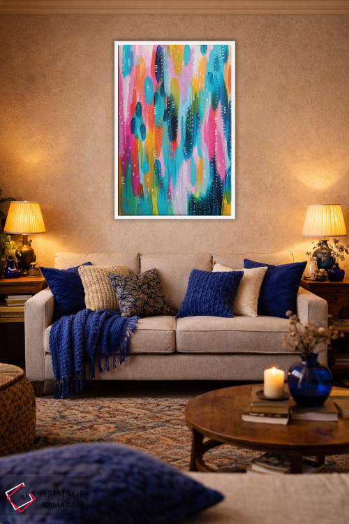 تابلو انتزاعی شماره ۲۷ اثر اتاوی - D3W