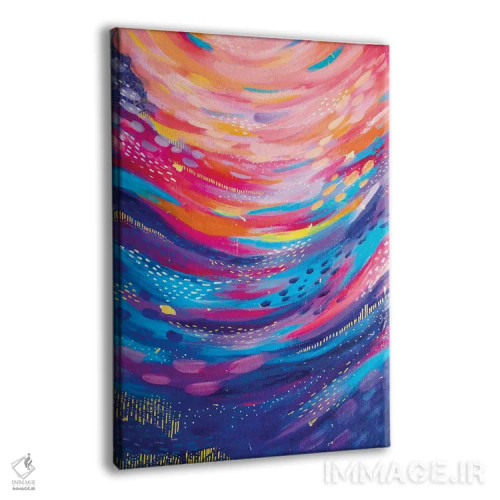 تابلو انتزاعی شماره ۳۴ اثر اتاوی - نمای پرسپکتیو محصول