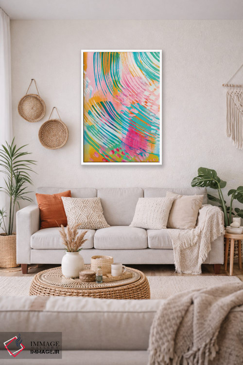 تابلو انتزاعی شماره ۳۲ اثر اتاوی - D3W