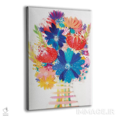 تابلو دکوراتیو دسته گل سوم اثر اتاوی - نمای پرسپکتیو محصول