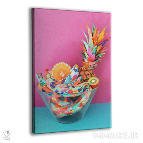 تابلو دکوراتیو کاسه میوه اثر اتاوی - نمای پرسپکتیو محصول