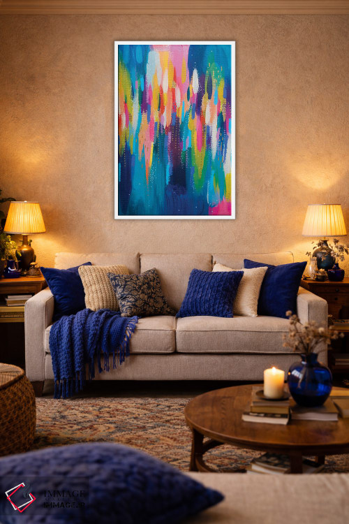 تابلو انتزاعی شماره ۳۳ اثر اتاوی - D3W