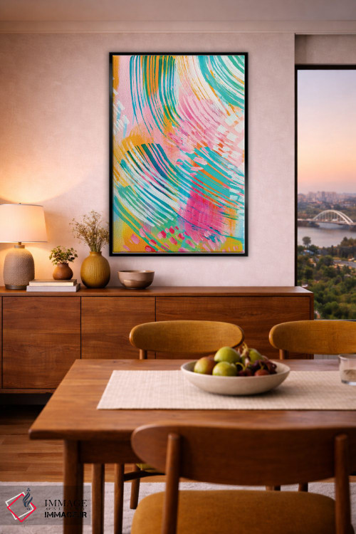 تابلو انتزاعی شماره ۳۲ اثر اتاوی - D6B