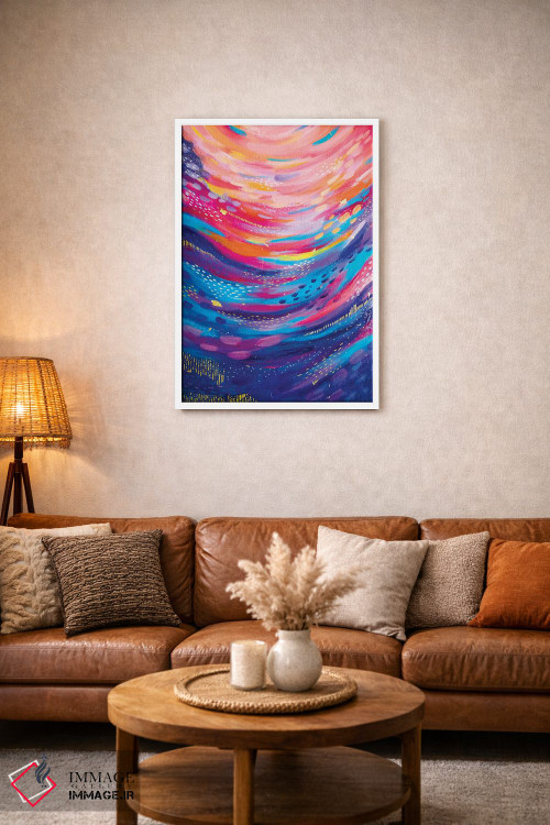 تابلو انتزاعی شماره ۳۴ اثر اتاوی - D2W