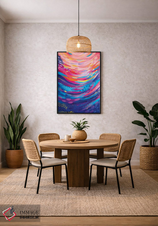 تابلو انتزاعی شماره ۳۴ اثر اتاوی - D5B