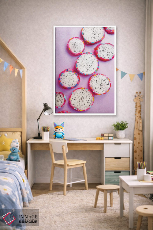 تابلو مینیمال میوه اژدها اثر اتاوی - D1W