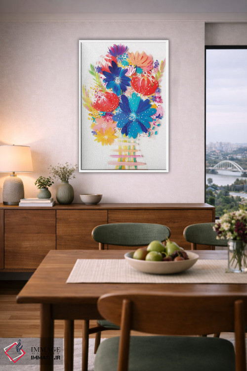 تابلو دکوراتیو دسته گل سوم اثر اتاوی - D5W