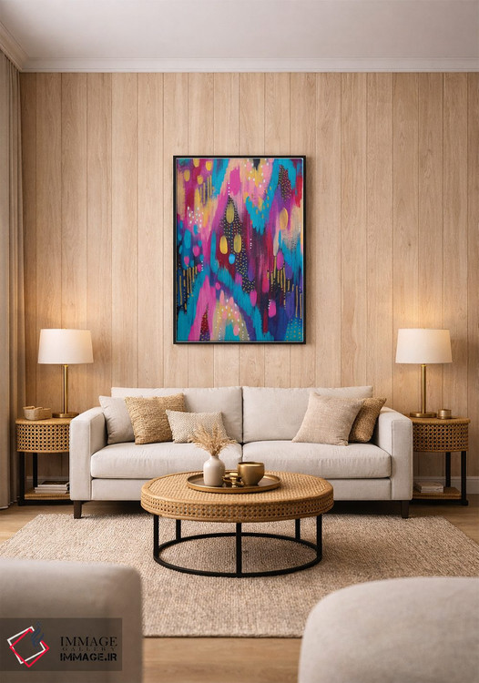 تابلو انتزاعی شماره ۳۸ اثر اتاوی - D1B