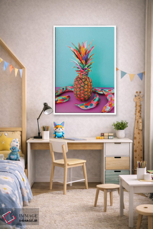 تابلو دکوراتیو آناناس و موز اثر اتاوی - D1W