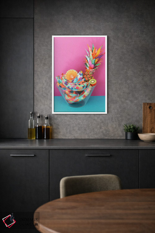 تابلو دکوراتیو کاسه میوه اثر اتاوی - D1W