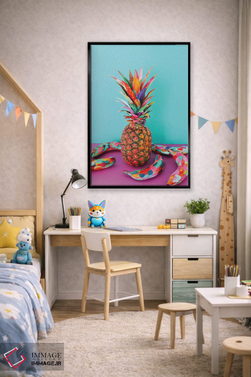 تابلو دکوراتیو آناناس و موز اثر اتاوی - D2B