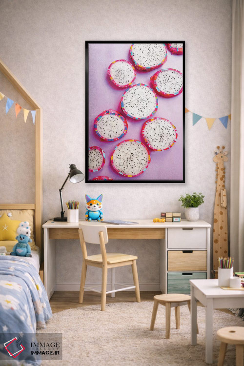 تابلو مینیمال میوه اژدها اثر اتاوی - D2B