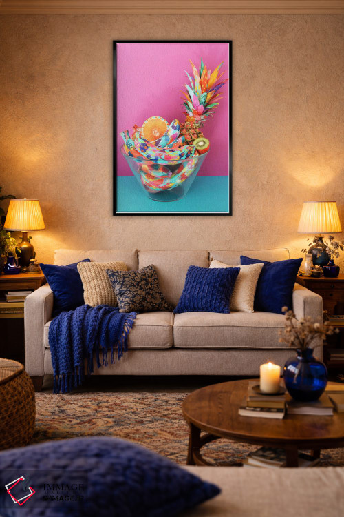 تابلو دکوراتیو کاسه میوه اثر اتاوی - D4B