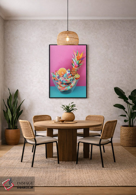 تابلو دکوراتیو کاسه میوه اثر اتاوی - D3B