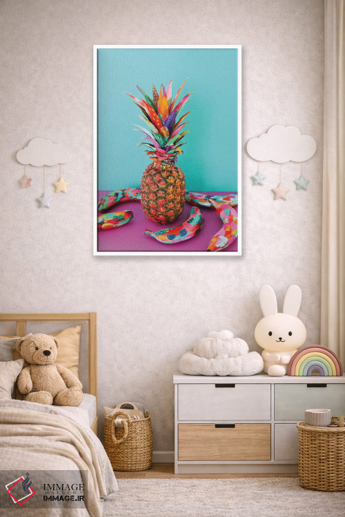 تابلو دکوراتیو آناناس و موز اثر اتاوی - D4W