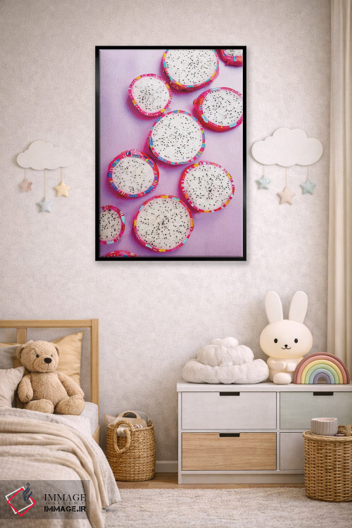 تابلو مینیمال میوه اژدها اثر اتاوی - D5B