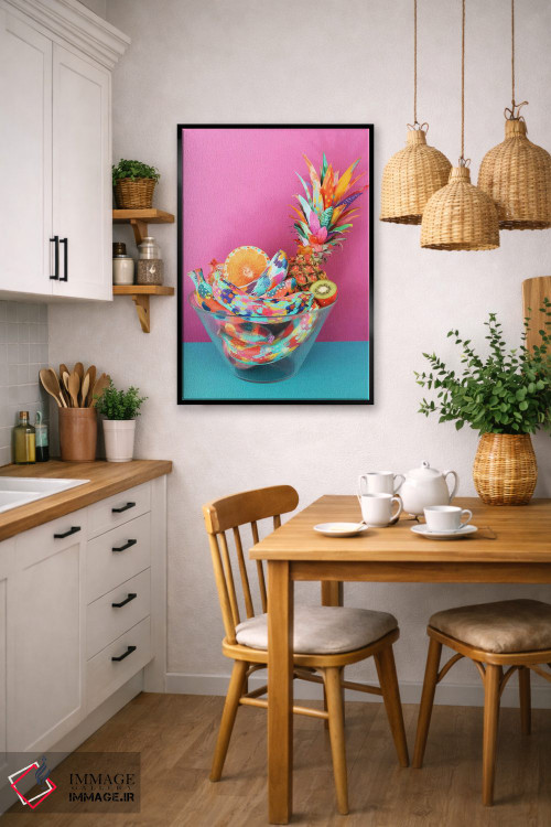تابلو دکوراتیو کاسه میوه اثر اتاوی - D6B