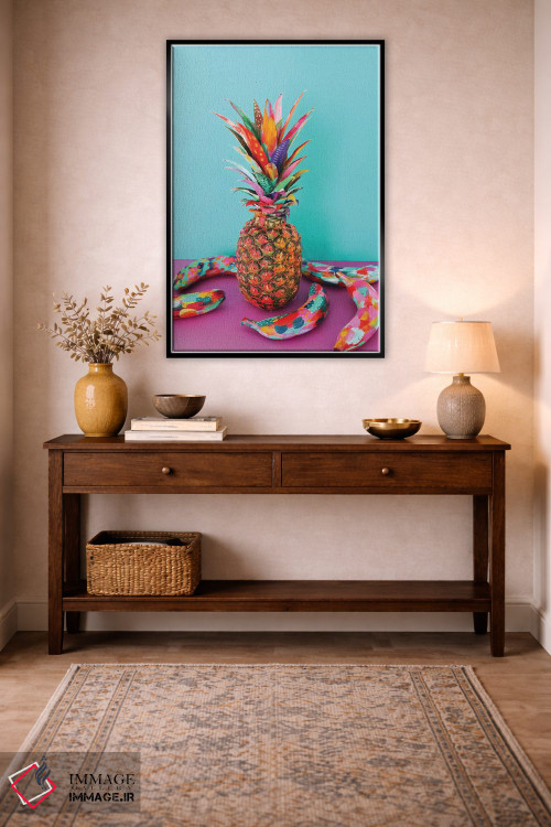 تابلو دکوراتیو آناناس و موز اثر اتاوی - D6B