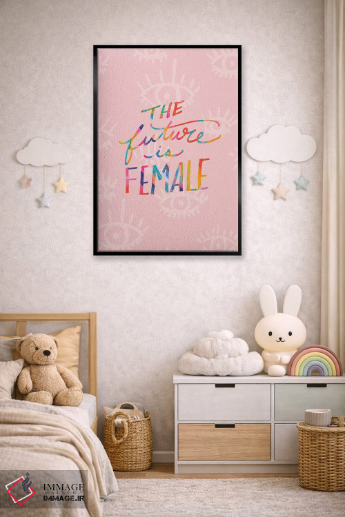 تابلو دکوراتیو آینده زنانه است اثر اتاوی - D5B