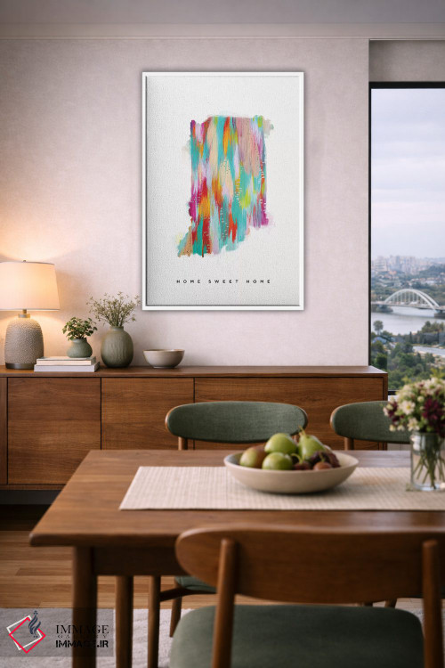 تابلو انتزاعی ایندیانا اثر اتاوی - D6W