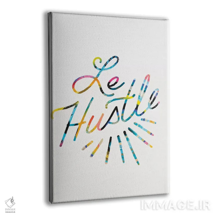 تابلو دکوراتیو تلاش اثر اتاوی - نمای پرسپکتیو محصول