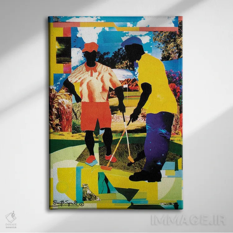 تابلو دکوراتیو پات پرنده اثر اورت اسپرویل - نمای روبهرو روی دیوار