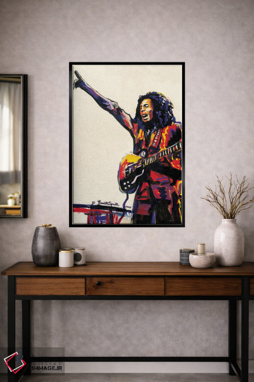 تابلو دکوراتیو باب مارلی اثر اورت اسپرویل - D1B