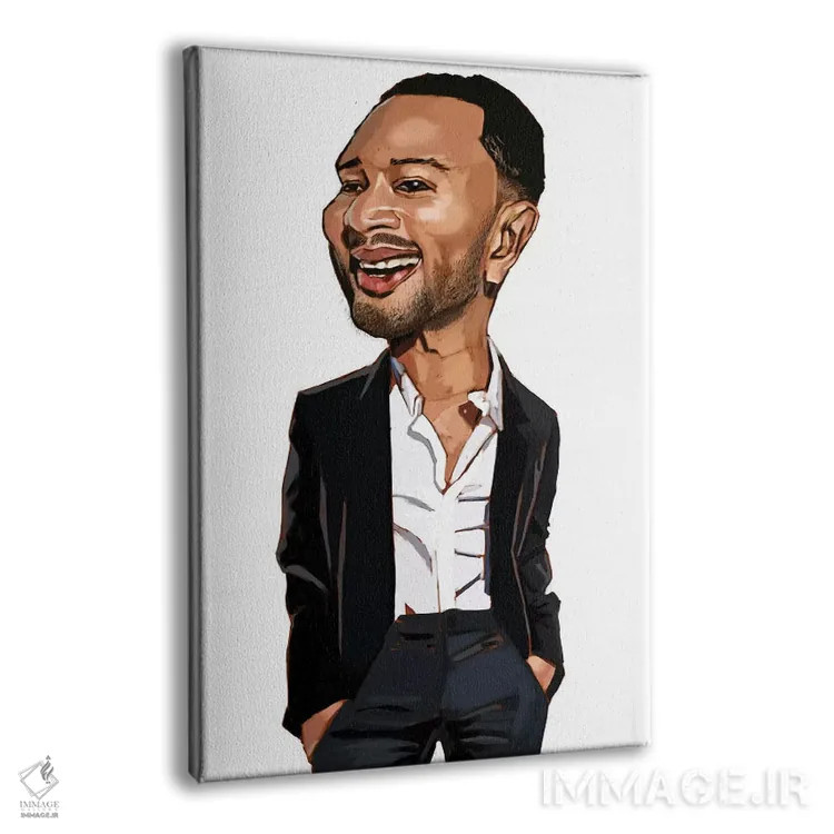 تابلو دکوراتیو جان لجند اثر ایوان ویلیامز - نمای پرسپکتیو محصول