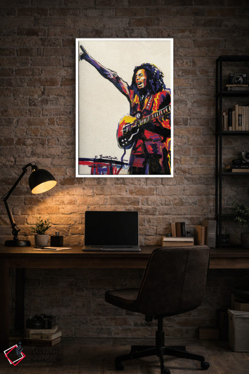 تابلو دکوراتیو باب مارلی اثر اورت اسپرویل - D4W