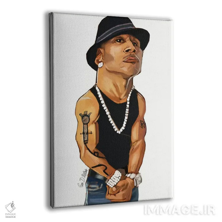 تابلو دکوراتیو ال ال کول جی اثر ایوان ویلیامز - نمای پرسپکتیو محصول