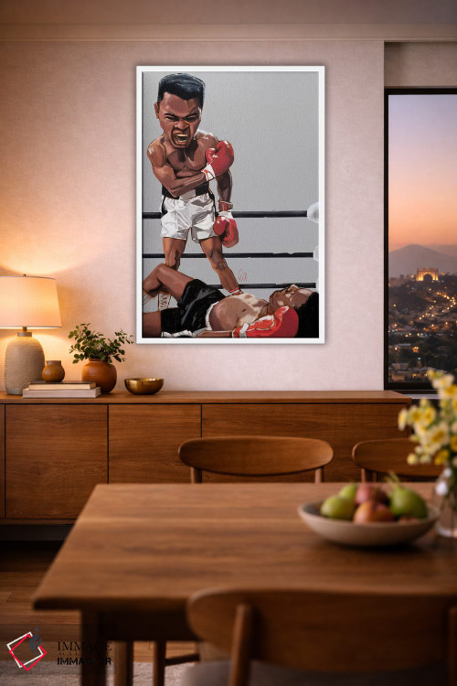 تابلو دکوراتیو مشت زنی علی اثر ایوان ویلیامز - D2W