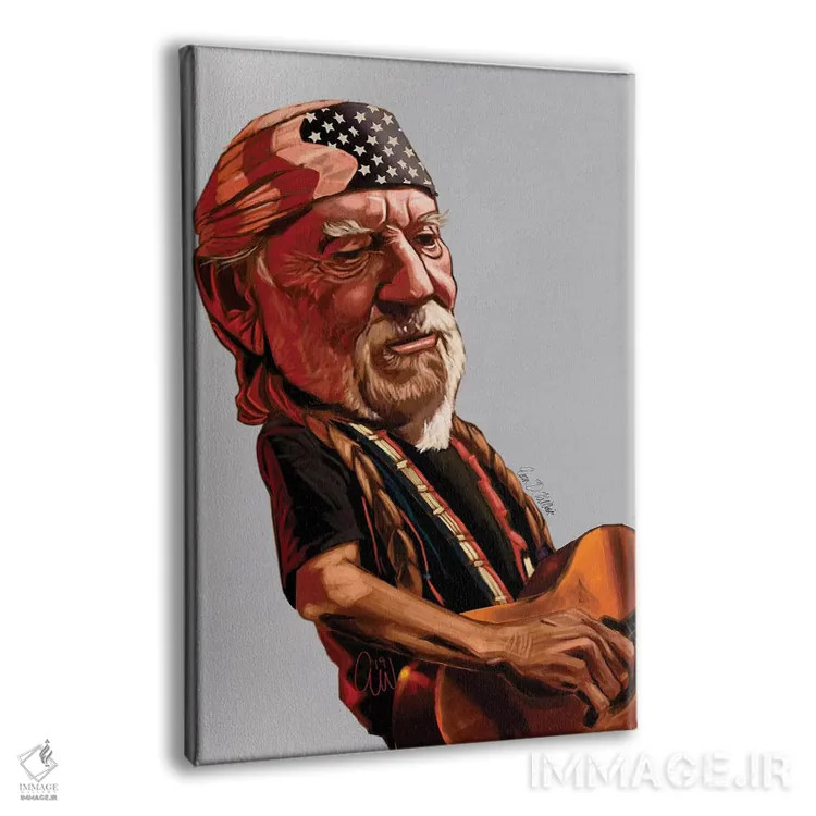 تابلو دکوراتیو ویلی نلسون اثر ایوان ویلیامز - نمای پرسپکتیو محصول