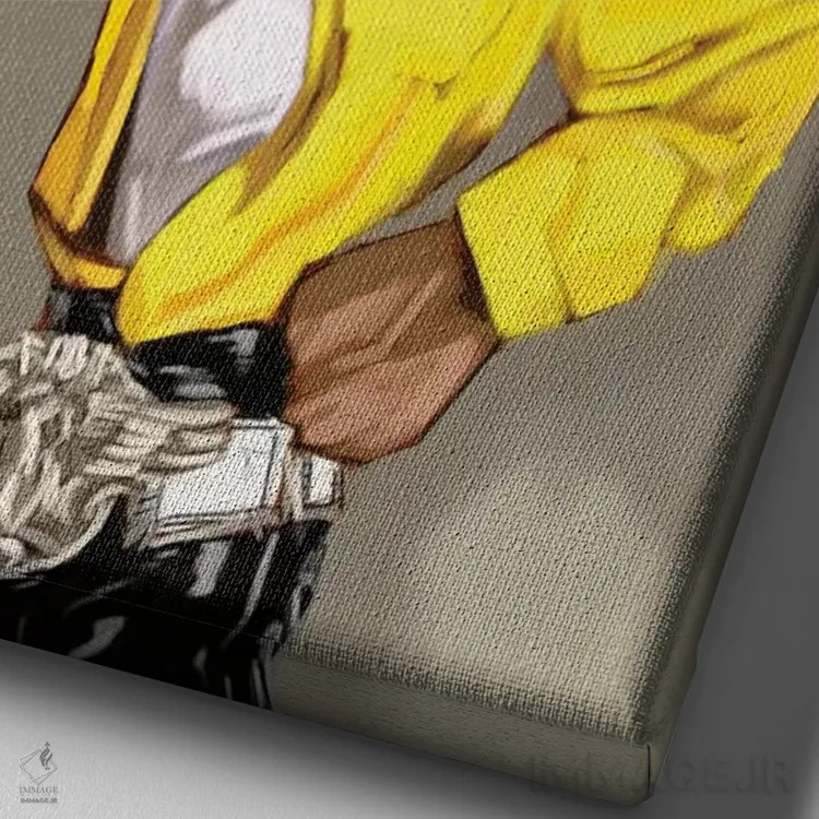تابلو دکوراتیو ام جی اثر ایوان ویلیامز - نمای نزدیک بافت بوم