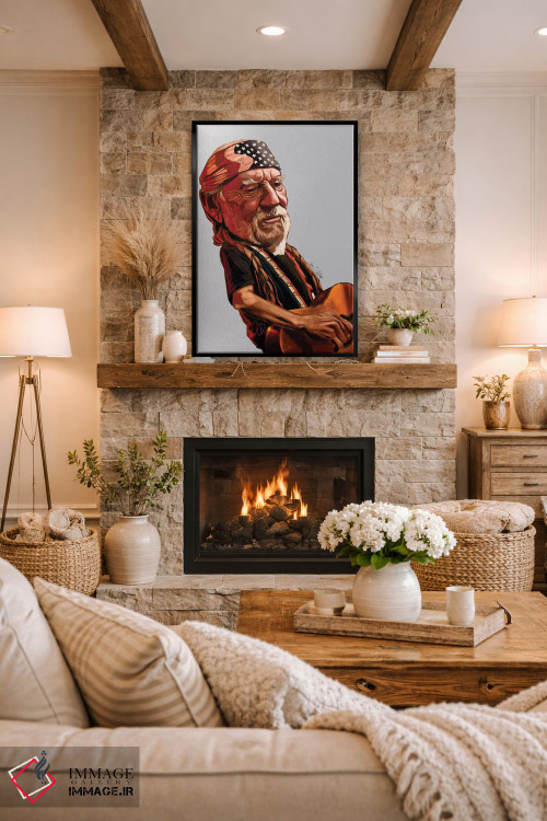 تابلو دکوراتیو ویلی نلسون اثر ایوان ویلیامز - D1B